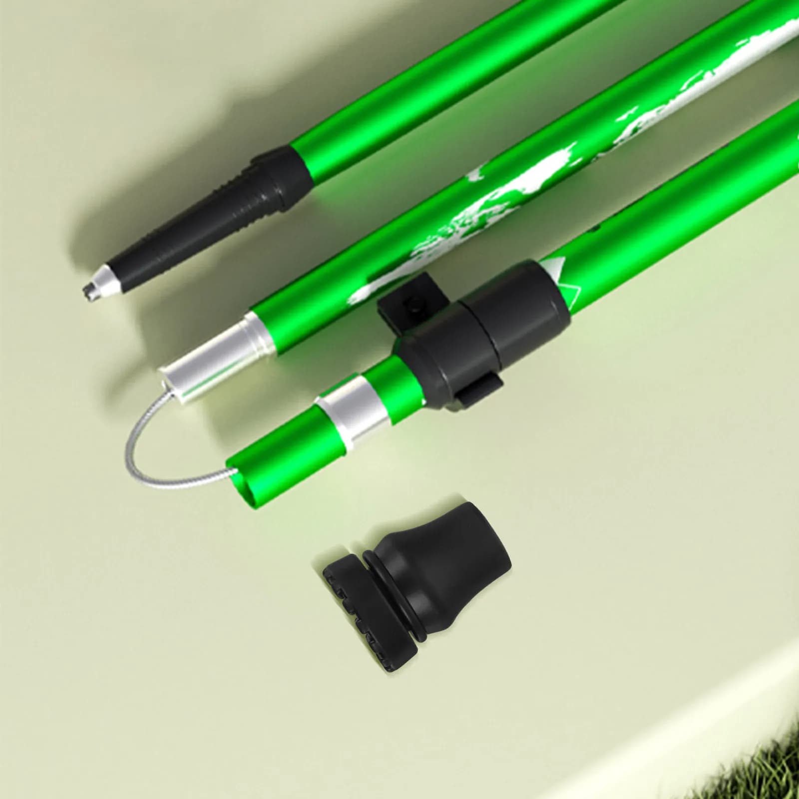 4 Pieces 19 mm Anti-slip rubber cover for Trekking Sticks, Stroller Sticks and Stamps - Long-Term Grip