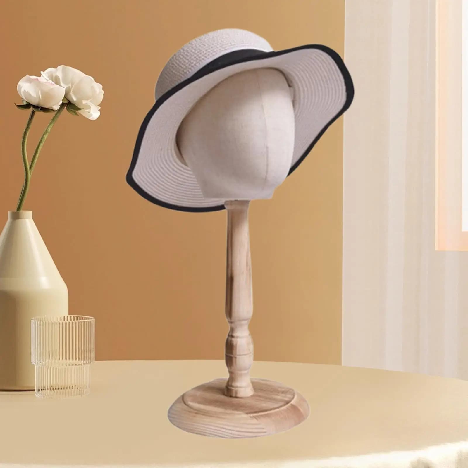 Cappelli Espositore per parrucche Testa di manichino Testa di manichino Modello a cupola Testa Display Styling per cuffie Occhiali Gioielli per cappelli di Halloween
