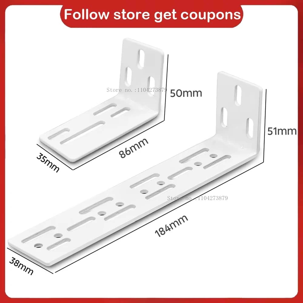 Wall Mount Bracket Single Double Layer for Aqara Tuya Smart Automatic Electric Curtain Rail Track Rod Side Mount Code Bracket
