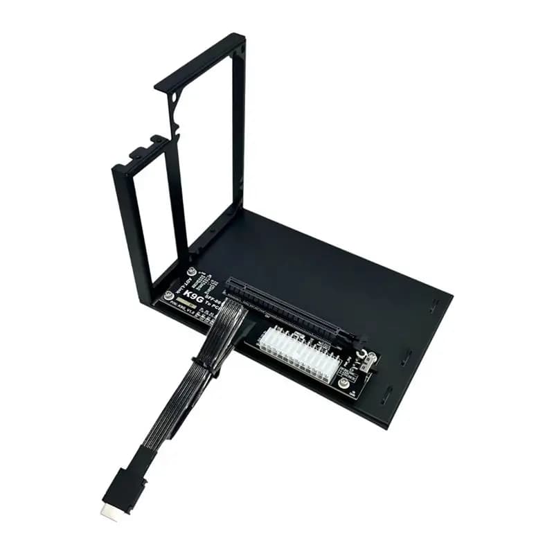 ADT-LINK Pcie 5.0 X4 EGPU Oculink GPU Dock M. 2 Oculink To PCIE X16 Notebook Laptop External Video Graphics Card K993G-BK7-50Cm