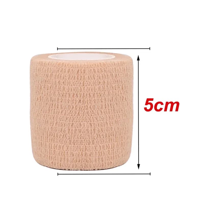 Nastro Elastico Adesivo Sportivo Colorato Beige 4.8m Elastoplast per Supporto Ginocchio, Dita, Caviglia, Palmo, Spalla