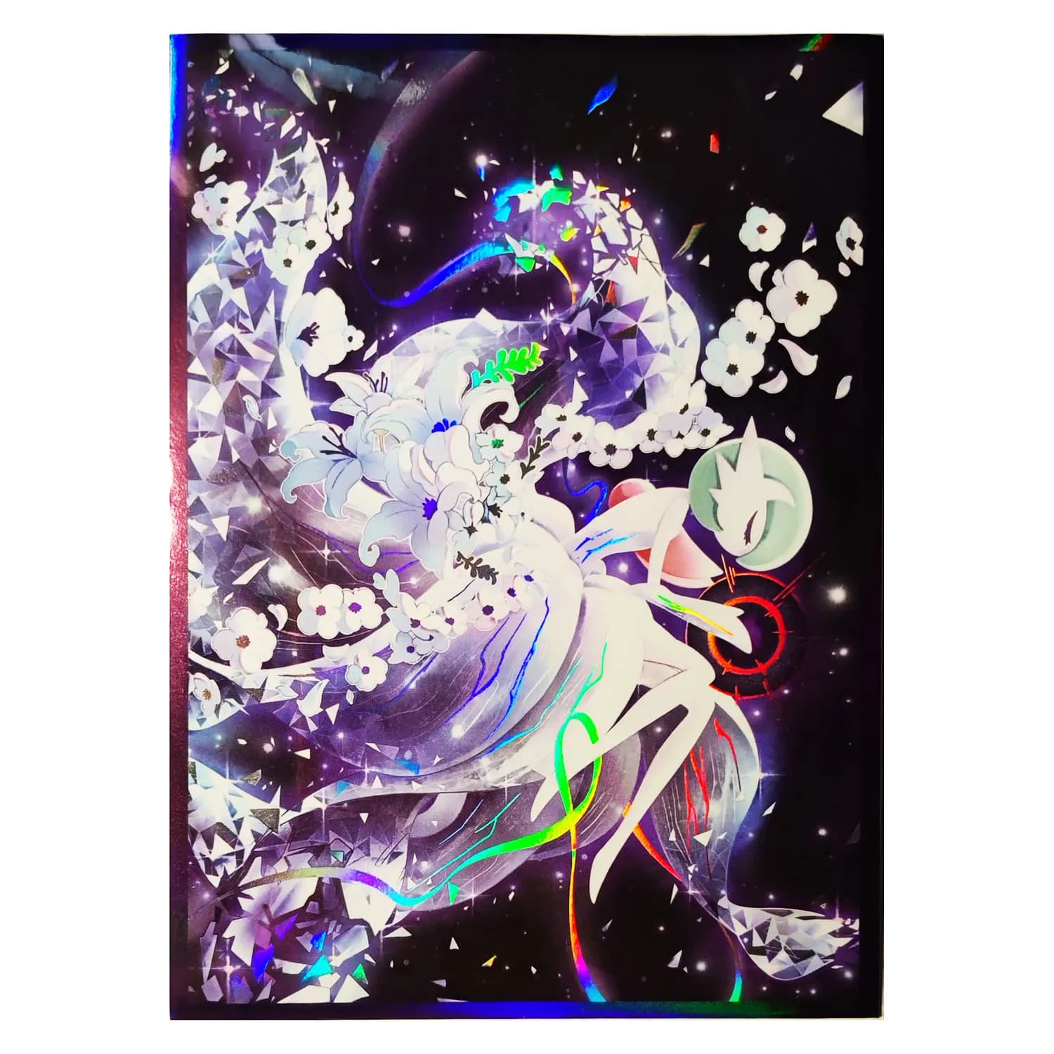 60PCS HOLO Anime Buste per carte 66x91mm Carte da gioco da tavolo Protezione per carte Doppia copertura per carte per carte collezionabili PTCG/PKM/MGT WS