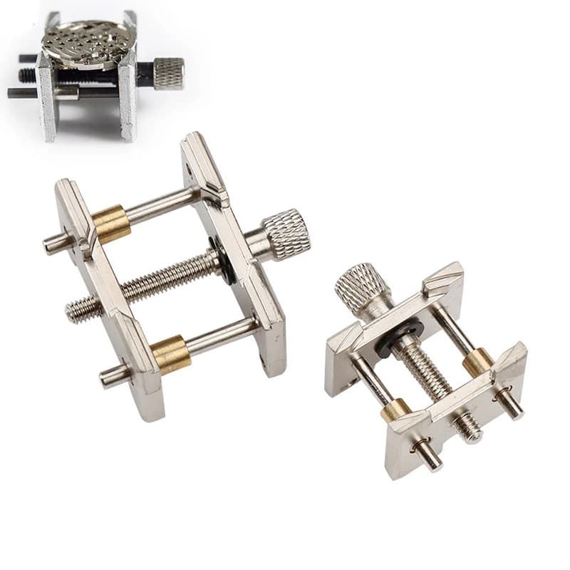 1/2PCS Watch Movement Support Clip Base Metal Multi Function Morse Clamp Watch Repair Maintenance Tool Watches