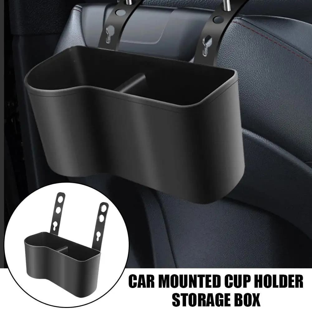 Multifunctional Car Cup Holder Car Rear Seat Cup Holder Water Storage Bottle Rack Car Interior Storage Hanging Rack Beverag C4C0