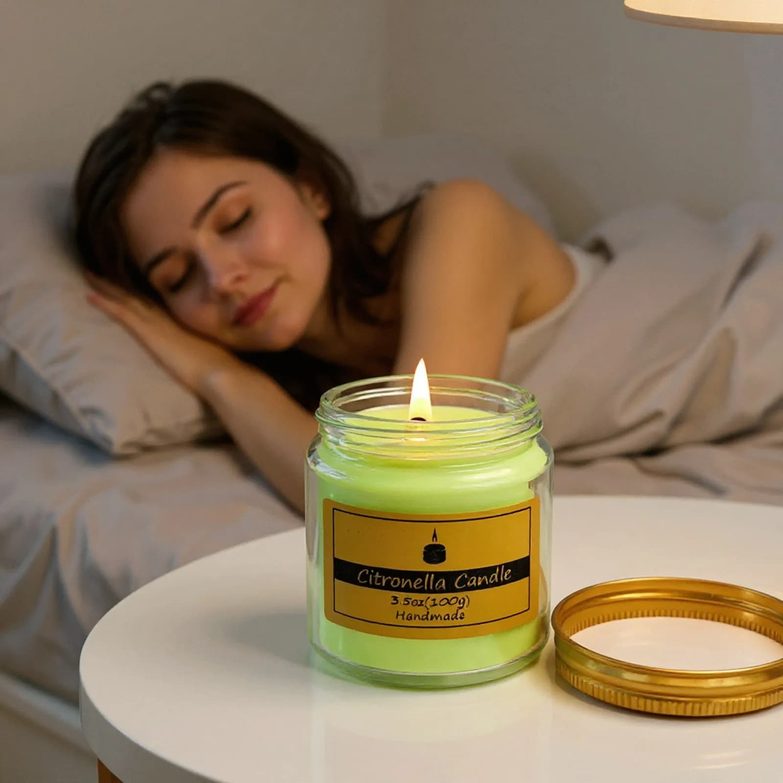 Summer Expel Scented candles chironomide Vegetable wax Oil needed Home Outdoor Midge Scented candles with delicate citronella