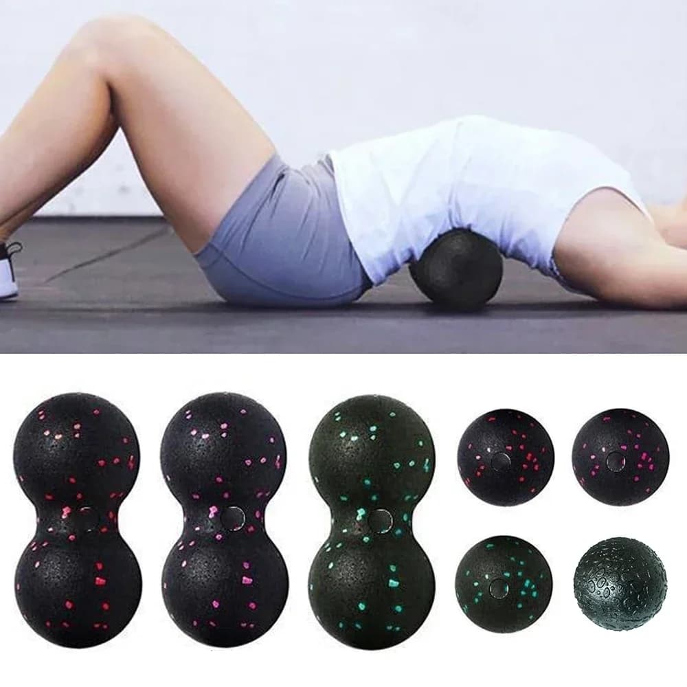 EPP 8cm Orange Ball Body Massage High Density Ball Relaxation Muscle Lacrosse Fitness Yoga Myofascia Ball Relieve Pain
