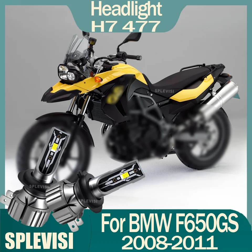 Installazione veloce e sicura Nessuna modifica del cablaggio richiesto Faro moto LED H7 per BMW F650GS 2008 2009 2010 2011