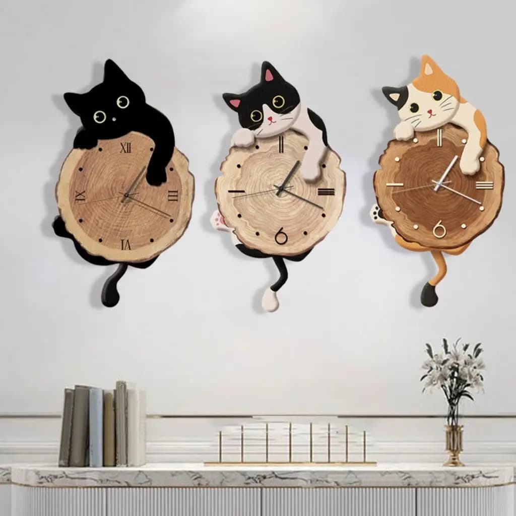 Watch, silent wall ornament, office decorative clock, interior, living room