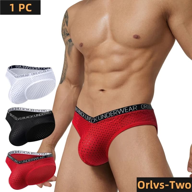 ORLVS Boxer maschili intimo Sexy uomo Boxer cotone mutandine comode uomo intimo maschile uomo Boxer intimo Sexy sacchetto del pene