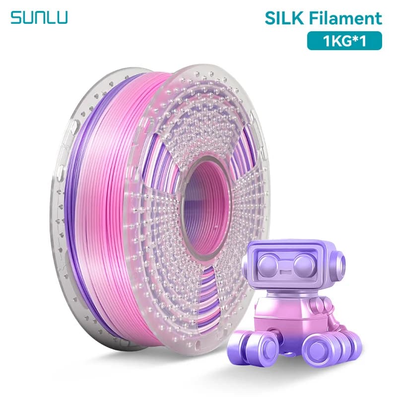 SUNLU 1KG SETA/Double/Triple Color/Arcobaleno 3D Printer Filament 1.75 mm 1000 g (2.2 pounds) Filament ordered for most FDM printers