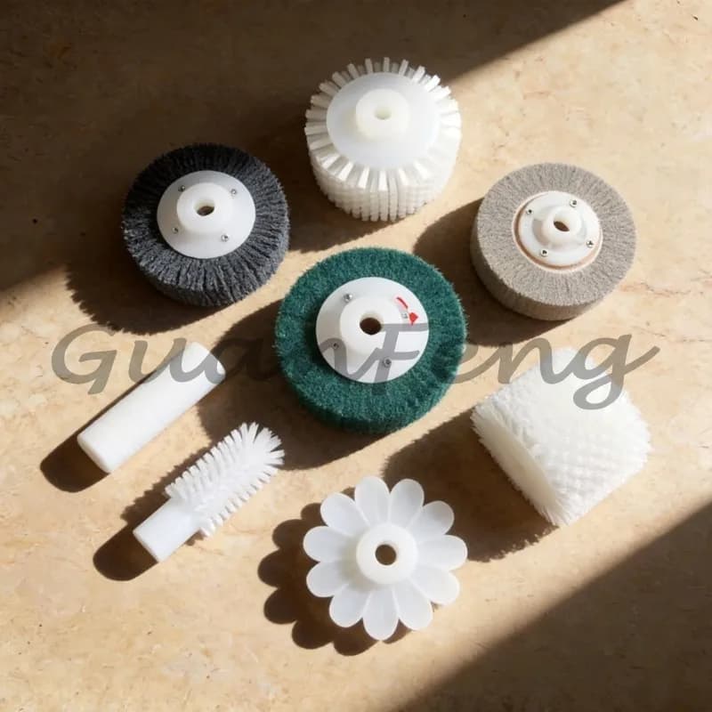 New‑Style 6 Pack Nylon Roller Brush Industrial Shoe Washing Equipment Cleaning Roller Brush Fittings