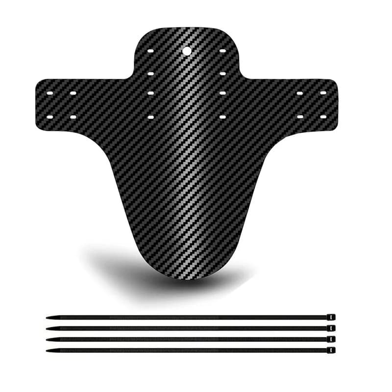 Parafango per bicicletta 1PC, modello carbonio, per ruota anteriore e posteriore, ultraleggero, per ciclismo MTB.