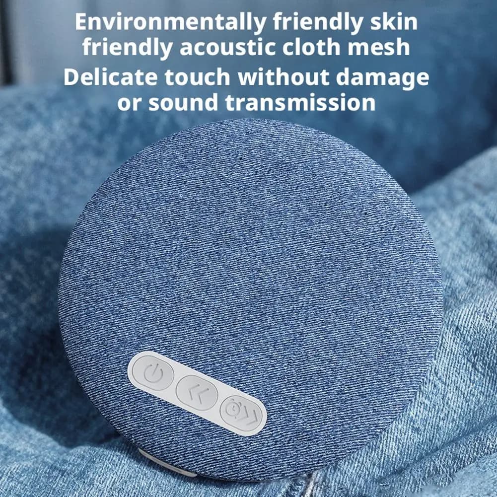 Altoparlante per il Sonno con Cavo di Ricarica, Esperienza Sonora HiFi Immersiva, Mini Altoparlante Bluetooth 5.4 a Forma di Cuscino, Dispositivo Wireless per Aiutare il Sonno