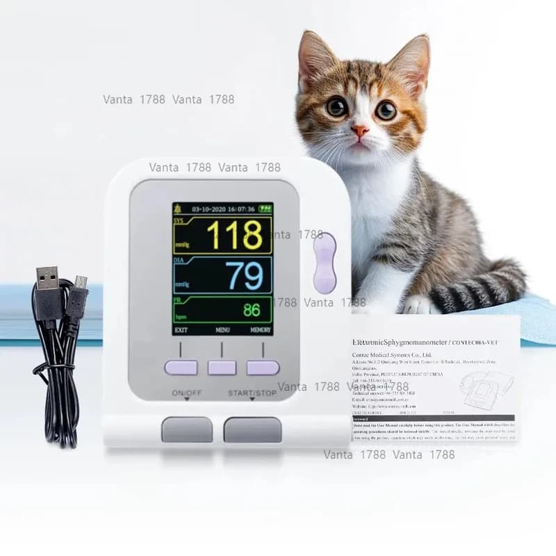 Manometro automatico 08A-VET per uso veterinario, tipo Holter