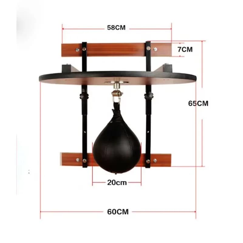 Adjustable Kick Boxing Speed Ball Boxing Punching Training Bag With Stable Flat Training Platform