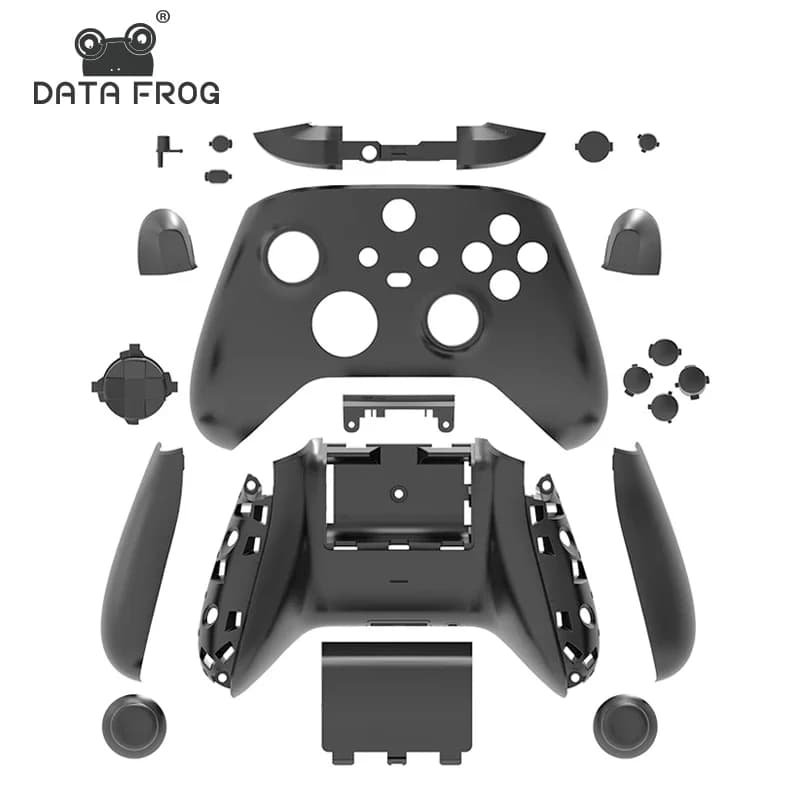 DATA FROG Custodia di ricambio Shell per controller Xbox Series X/S Custodia per piastra frontale Accessori per la riparazione del joystick