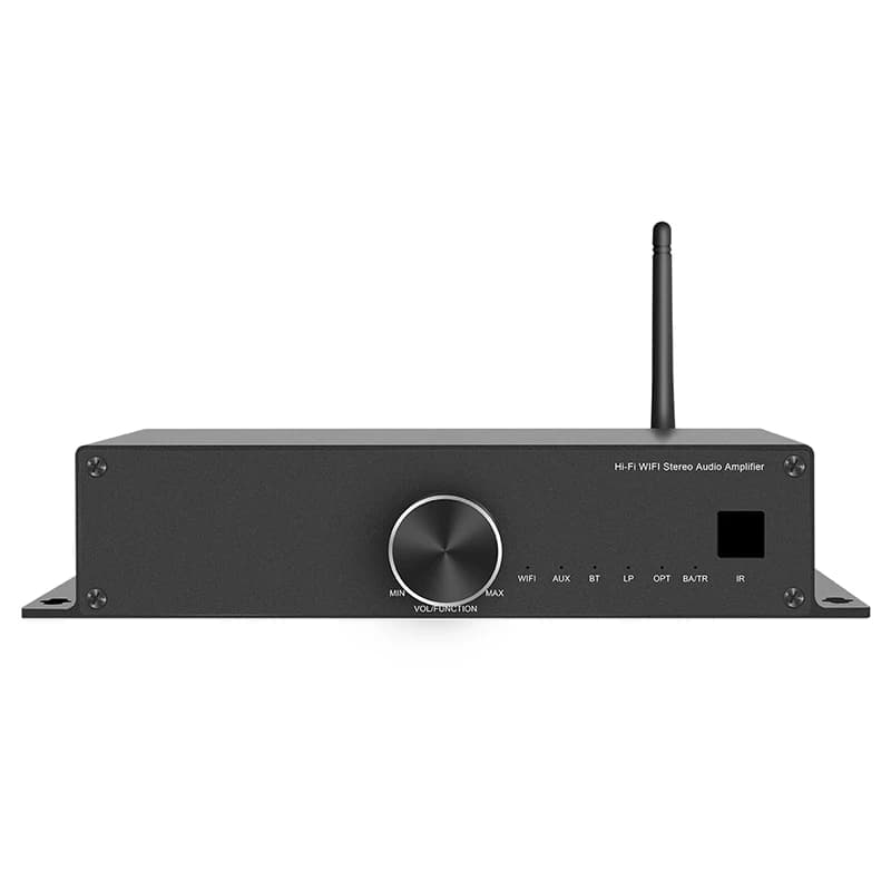 Nuovo Amplificatore Audio Modello P con Ricevitore Wi-Fi Domestico e BT 5.0, Ingresso Microfono MM per Vinili