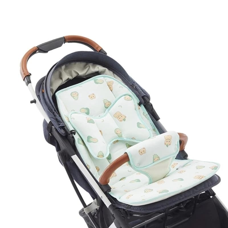 J15U Passeggini imbottiti Fodera morbida e traspirante Seggiolini per auto Pad Passeggini Accessori Carrozzina per neonati per