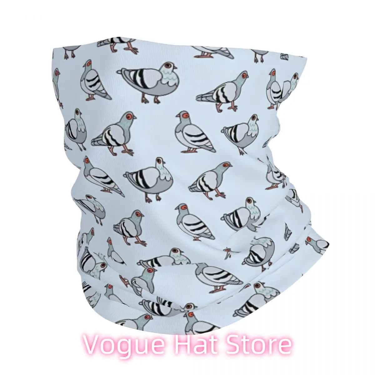 Pigeons Coffee Mug Headband Neck Cycling Tube Scarf Bandana Gaiter All Seasons Unisex