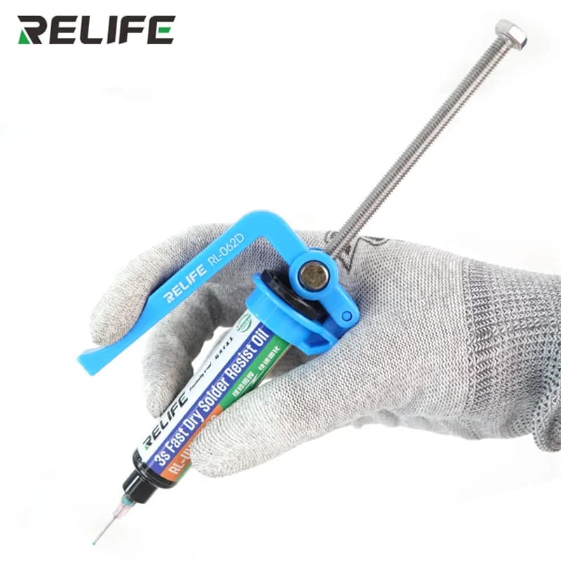 RELIFE RL-062D Manual glue to save labor for syringe 5-10CC Welding Oil High Strength Welding Mask Drive Tool
