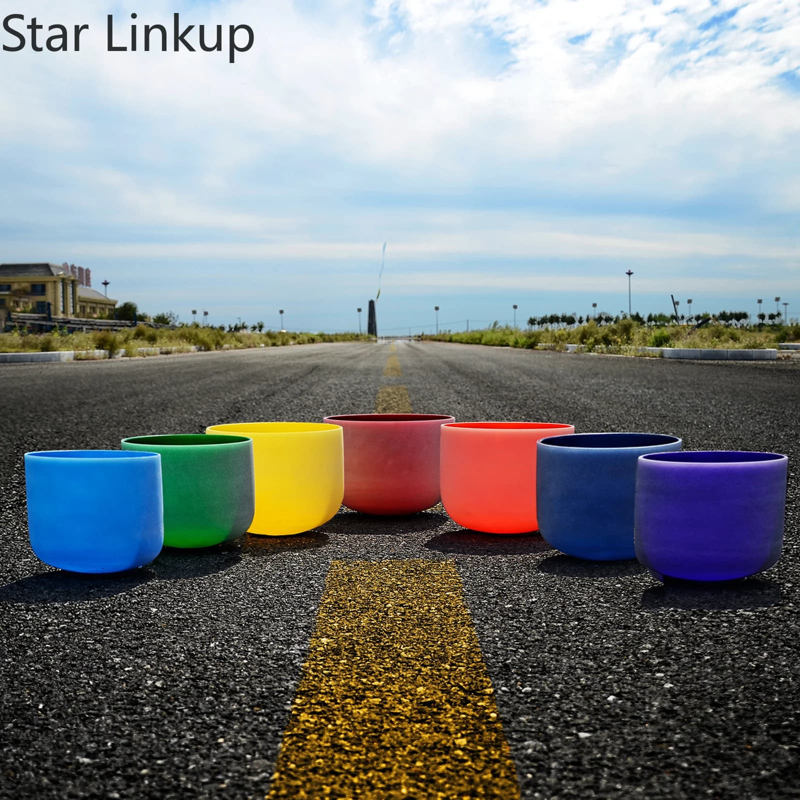 Star Linkup 10 Inch colored quartz resonant singing bowl supports customizable tones covering all C/D/E/F/G/A/B standard notes. Pure crystal vibration relieves mental fatigue, deepens meditation experience and carries out