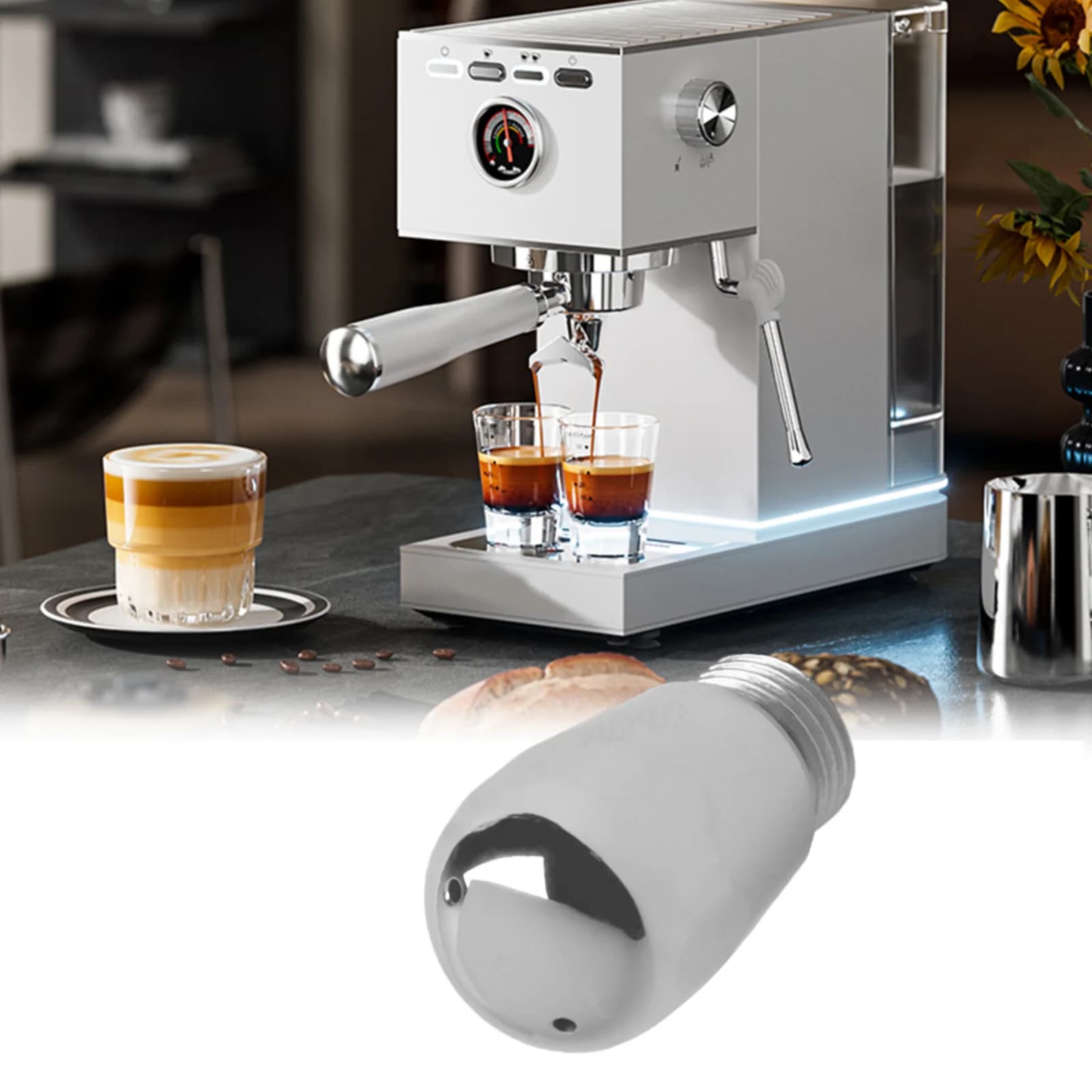 Milk Foam Steam Pipe Machine For Coffee Machine Steam Coffee Machine 1/2/3/4 Holes 304 Stainless Steel Ugello for Gemilai