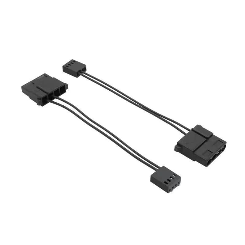Angitu Scheda madre CPU Cavo adattatore di alimentazione ventola porta Molex da 4 pin/3 pin a 4 pin Cavo da 4 pin Molex a ventola-15 cm