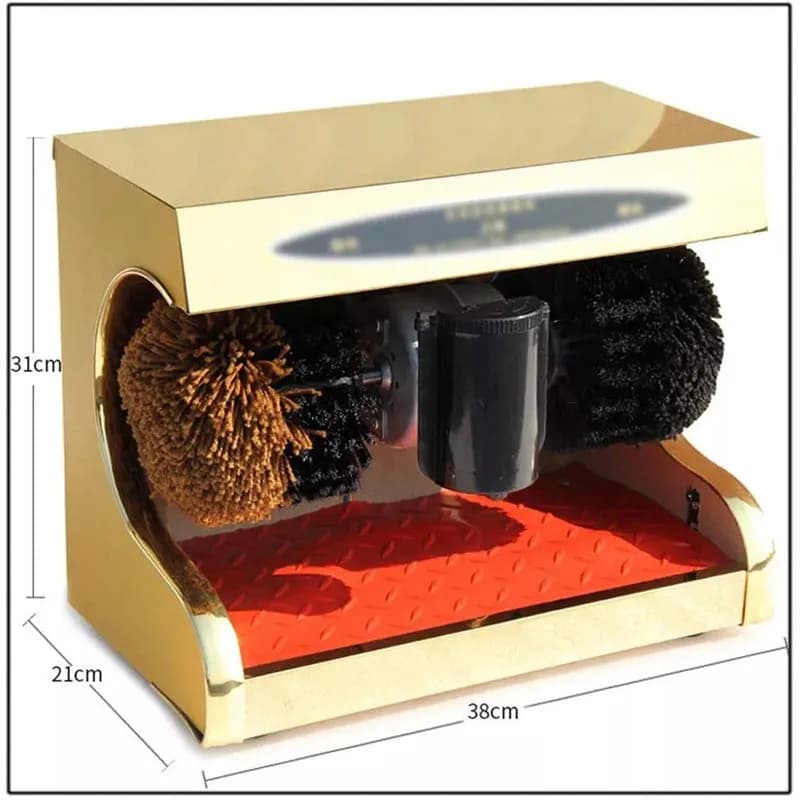 Macchina Lucidatrice per Scarpe, Attrezzatura Automatica per Lucidatura Calzature, Lucidatrice Automatica a Induzione, Macchina per Pulizia