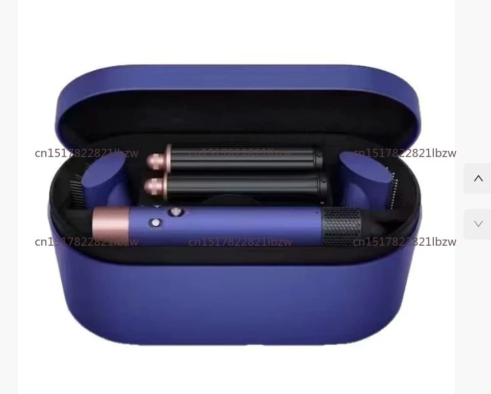 HS05 Periwinkle Blue Multi-Functional Household Air Curling Iron (for Long Hair)