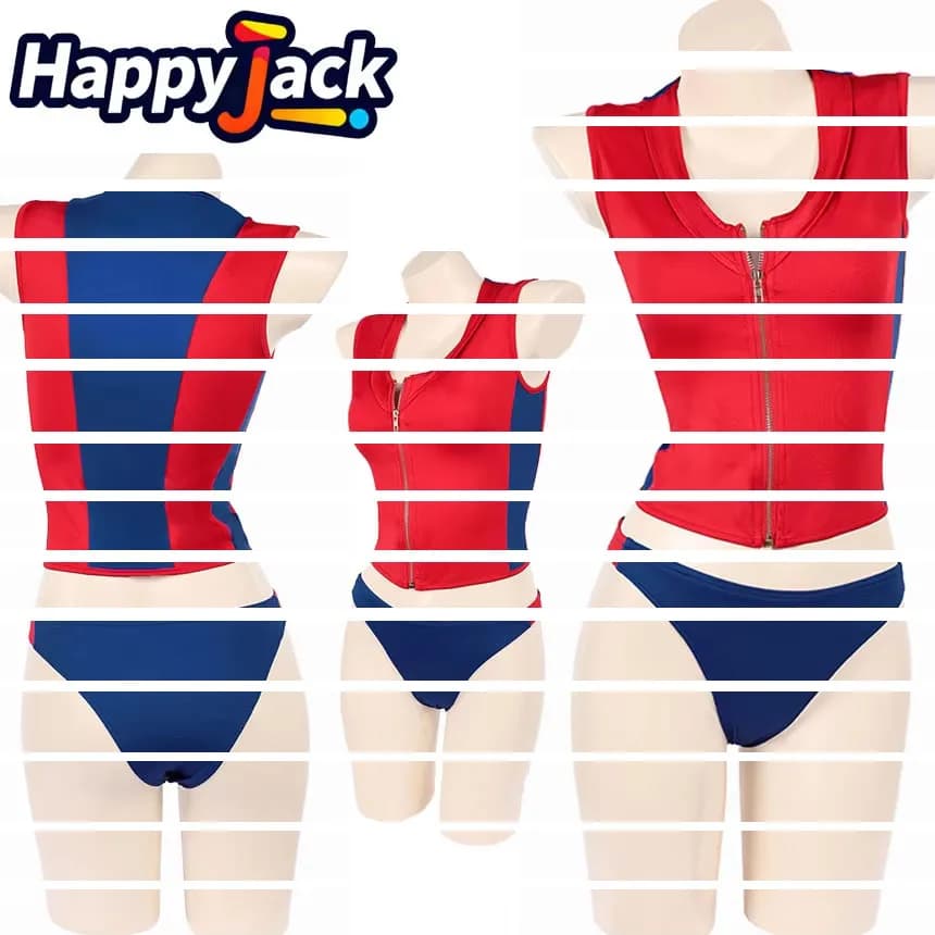 Costume da Bagno Quinn Estivo per Cosplay, Ispirato al Film Baywatch, per Donna Adulta, con Gilet e Pantaloncini, per Halloween, Carnevale e Feste