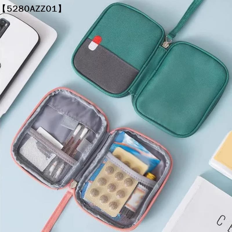 Portable Medicine Bag Cute First Aid Kit Emergency Kits Organizer Outdoor Household Medicine Pill Storage Bag〔HMA58〕