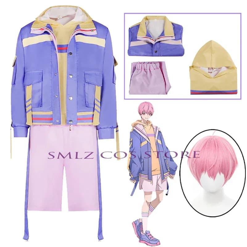 ♥ Nuovo Costume Cosplay Li Tianchen 2026, Set con Cappotto, Felpa con Cappuccio, Parrucca e Uniforme per Uomo, per Feste di Halloween ★ Casa dell'Orso