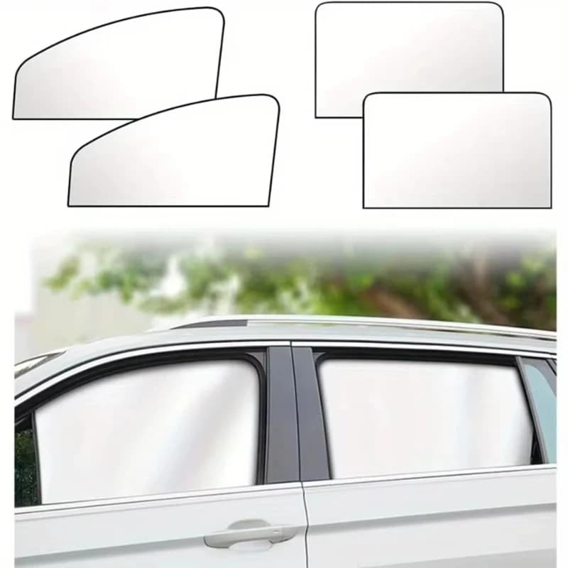 1-4 pz Parasole Magnetico Universale per Auto, Riduzione Calore, Protezione Privacy, Tendina Parasole Magnetica per Finestrini Auto SUV