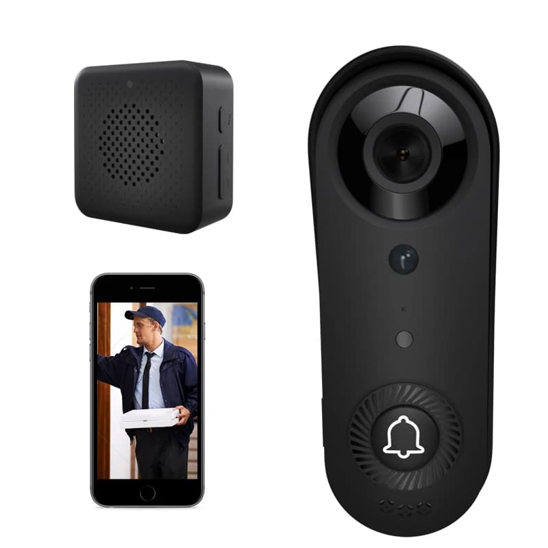 2024 Citofono intelligente wireless plug-in a lungo raggio Campanelli visivi Android Campanello video HD WiFi impermeabile con fotocamera per la casa