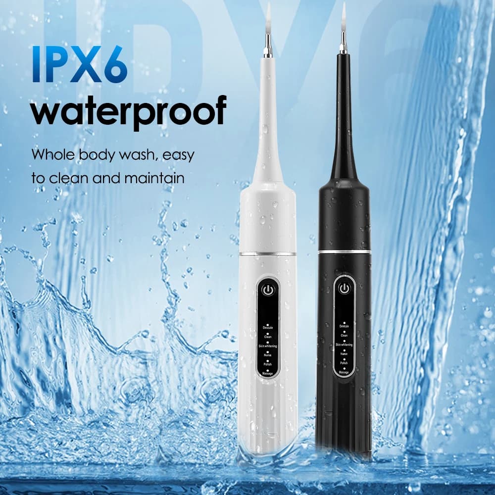 Electric Teeth Detergent Sonic Dental Scaler Calculus Plate Stain Removal Tartar Teeth Cleaning Whitening Brush Oral Hygiene