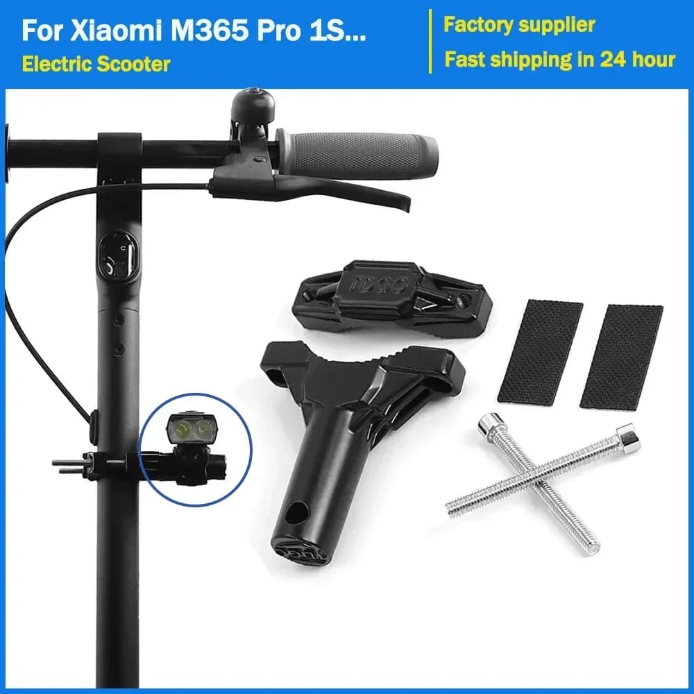 Parte della staffa di montaggio del riflettore modificato per paraurti per Xiaomi M365 Pro 1S Pro2 Mi3 Mi4 Supporto per faro antiurto per scooter elettrico