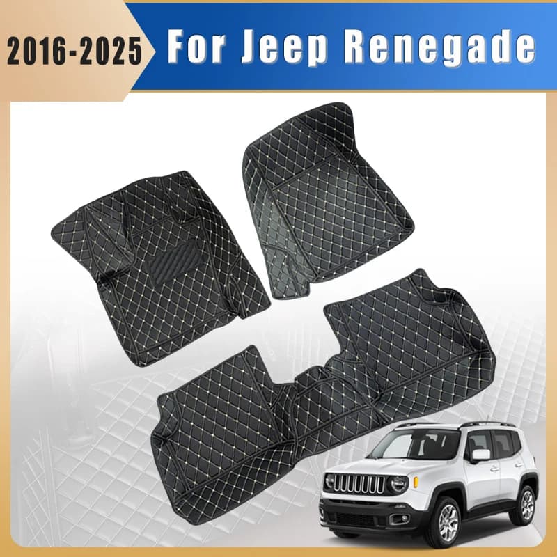 Tappetini per auto Tappeti per bagagliaio per Jeep Renegade 2025 2024 2023 2022 2021 2020 2019 2018 2017 2016 Accessori per interni auto Tappeti