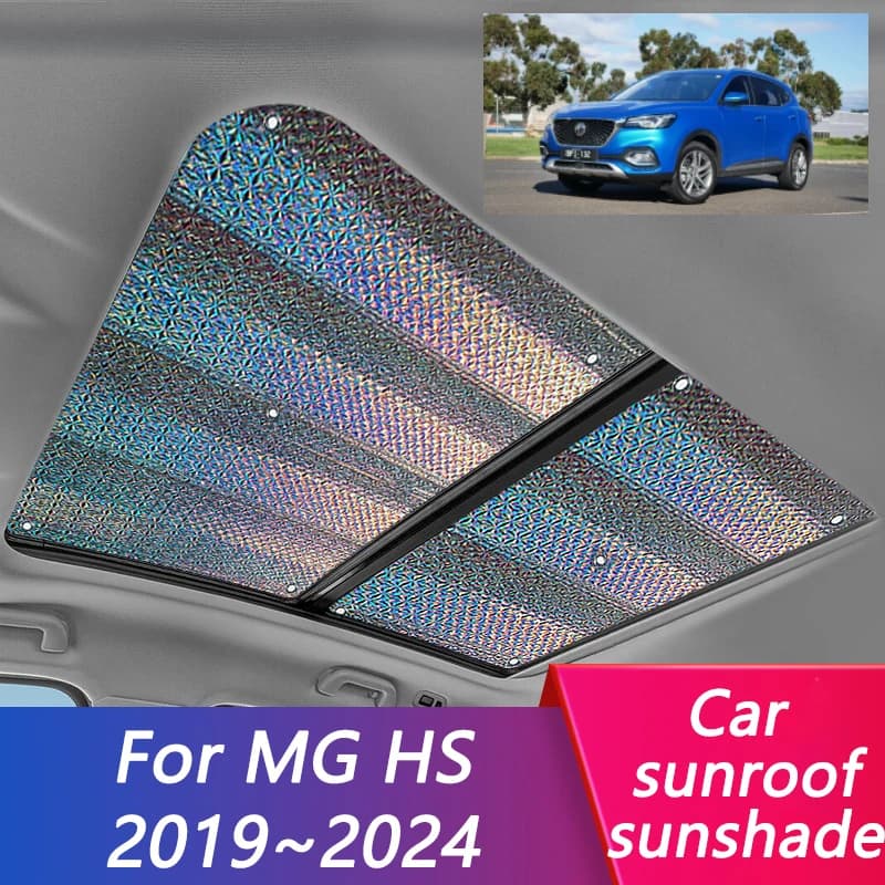 2x parasole per tetto apribile per MG HS EHS PHEV 2022 2020 2021 2019 2023 2024 protezione solare per tetto copertura per isolamento termico parasole per tetto apribile per auto