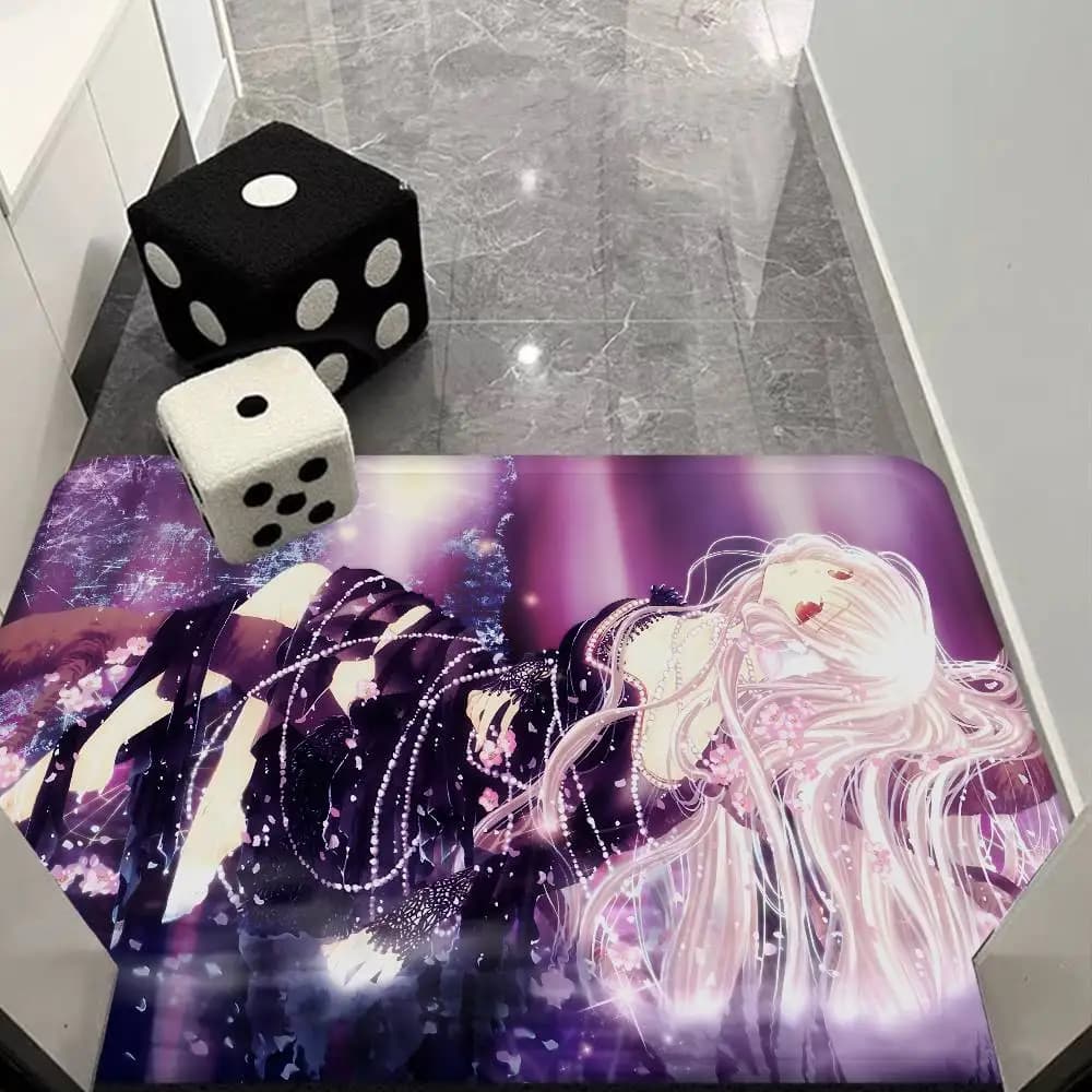 Sci Fi Anime Chobits Entrance Door Mat Nordic Style Bedroom Living Room Doormat Home Balcony Anti-Slip Modern Home Decor
