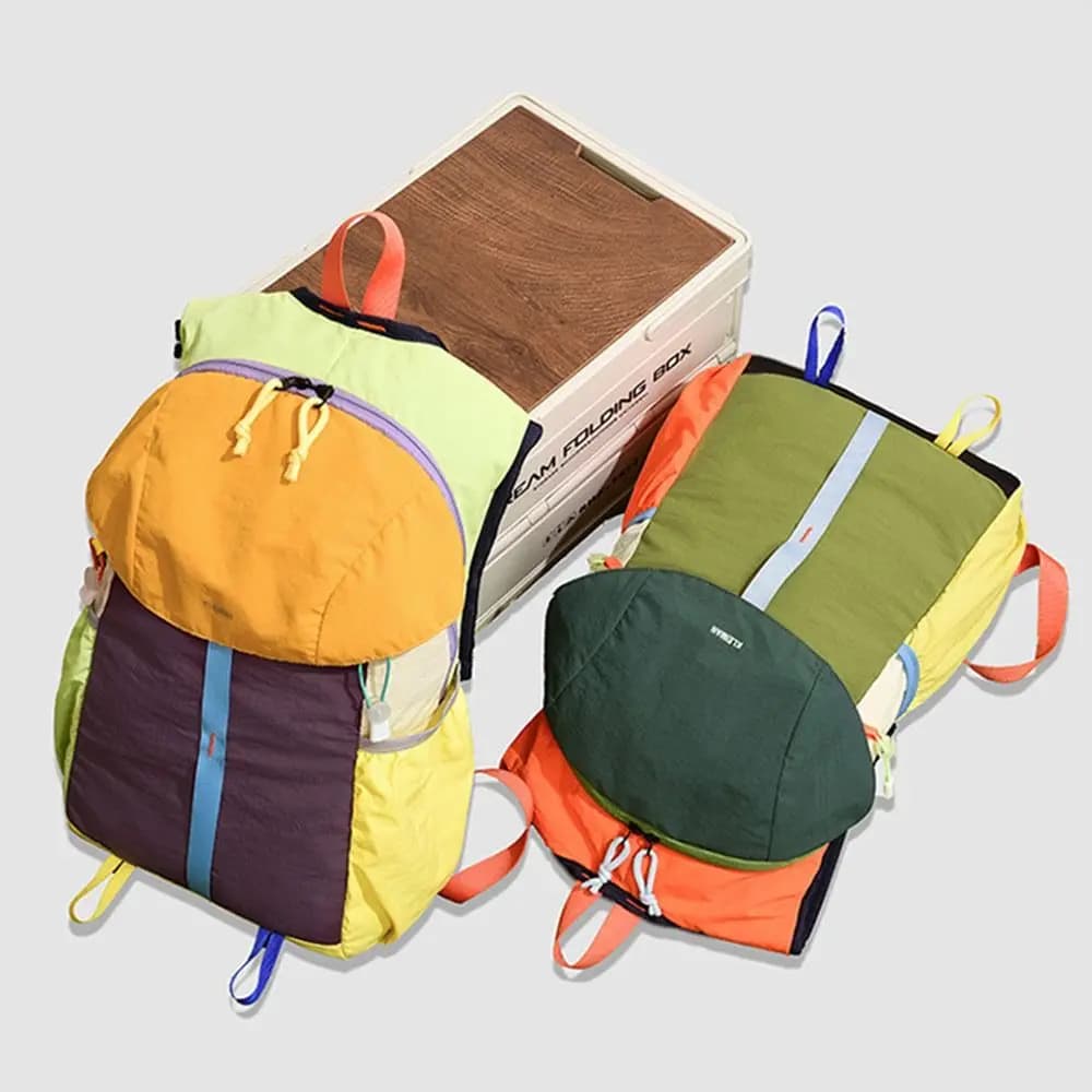 Breathable Outdoor Mountaineering Bag Large Capacity Lightweight Climbing Backpack Nylon Waterproof Hiking Backpack Running