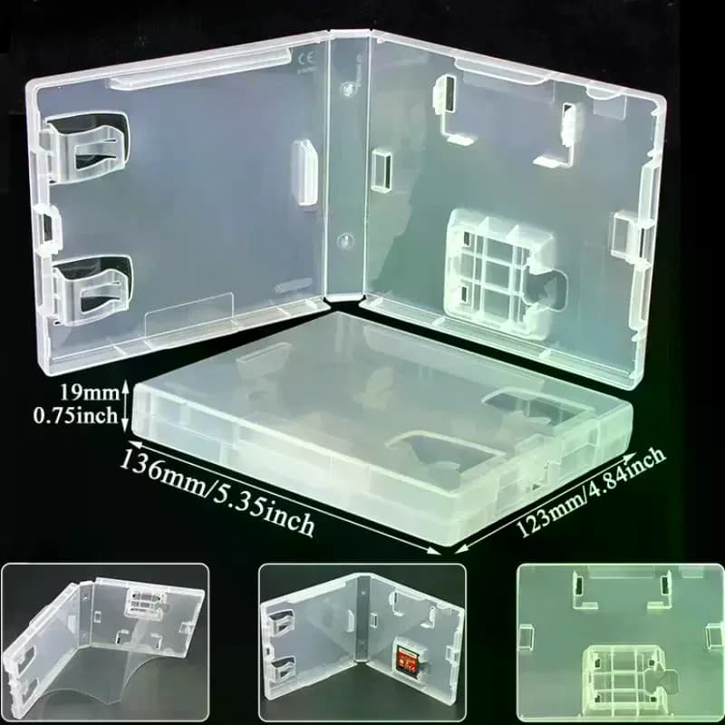 Case 3DS 2DS for Game Card Storage Box Plastic Shell Protective Clear Organizer Holder Switch Nds Ndsl Ndsi