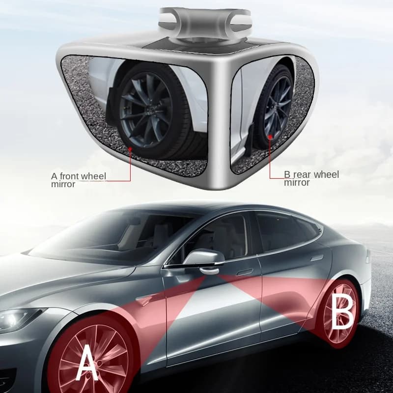 Copertura per specchietto retrovisore auto per angolo cieco con visione chiara, anti-rottura, sicura, ausiliaria per parcheggio, accessori specchio grandangolare