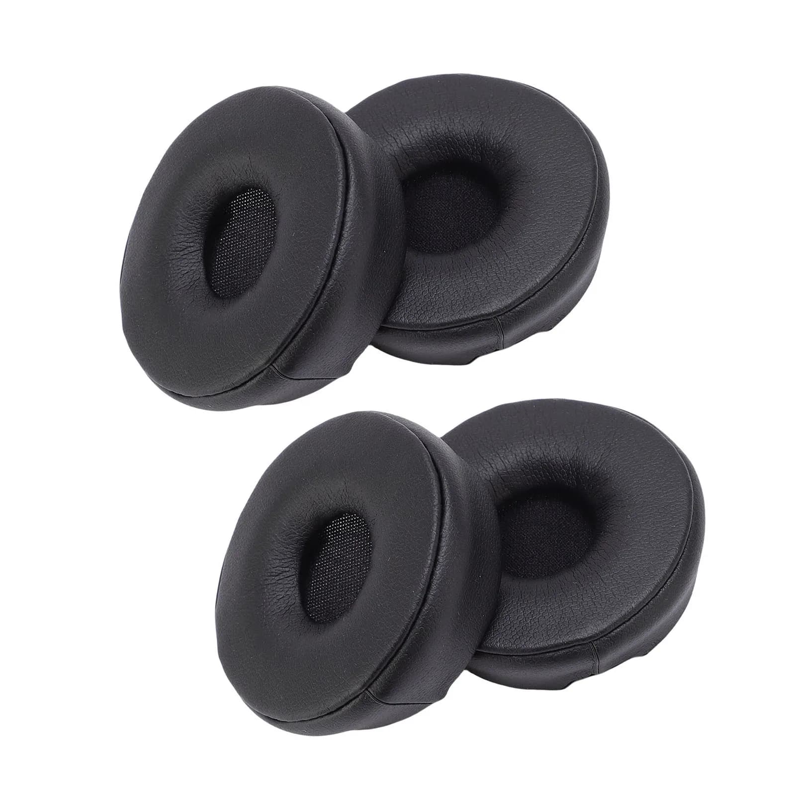 2 paia di cuscinetti auricolari di ricambio adatti per Jabra Engage 55 65 75 auricolare in pelle proteica memory foam spugna cuffie cuscinetti