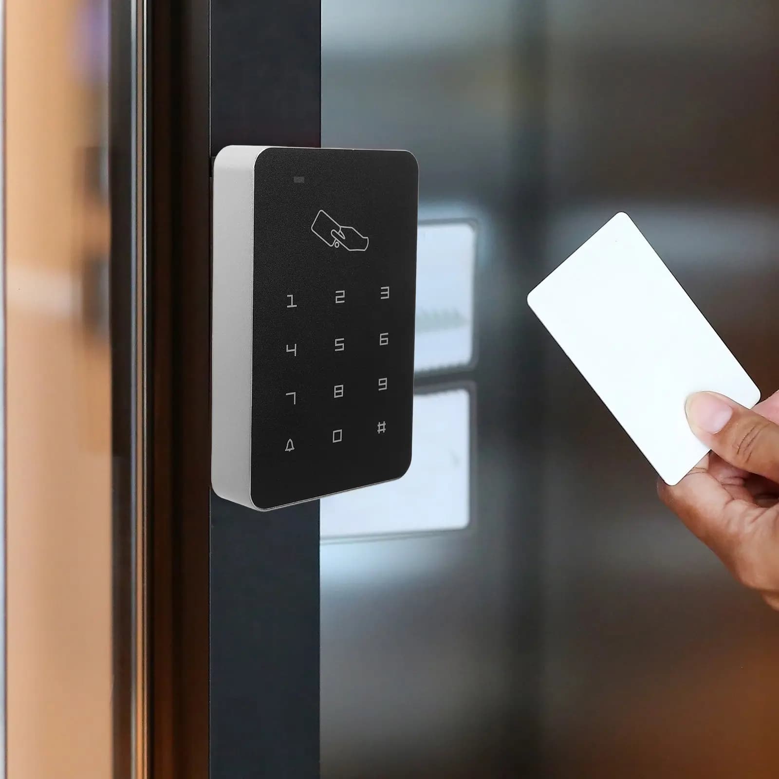 Sistema di Controllo Accessi Intelligente Autonomo con Serratura a Impronta Digitale e Tastiera, Soluzione di Sicurezza per Ufficio e Casa