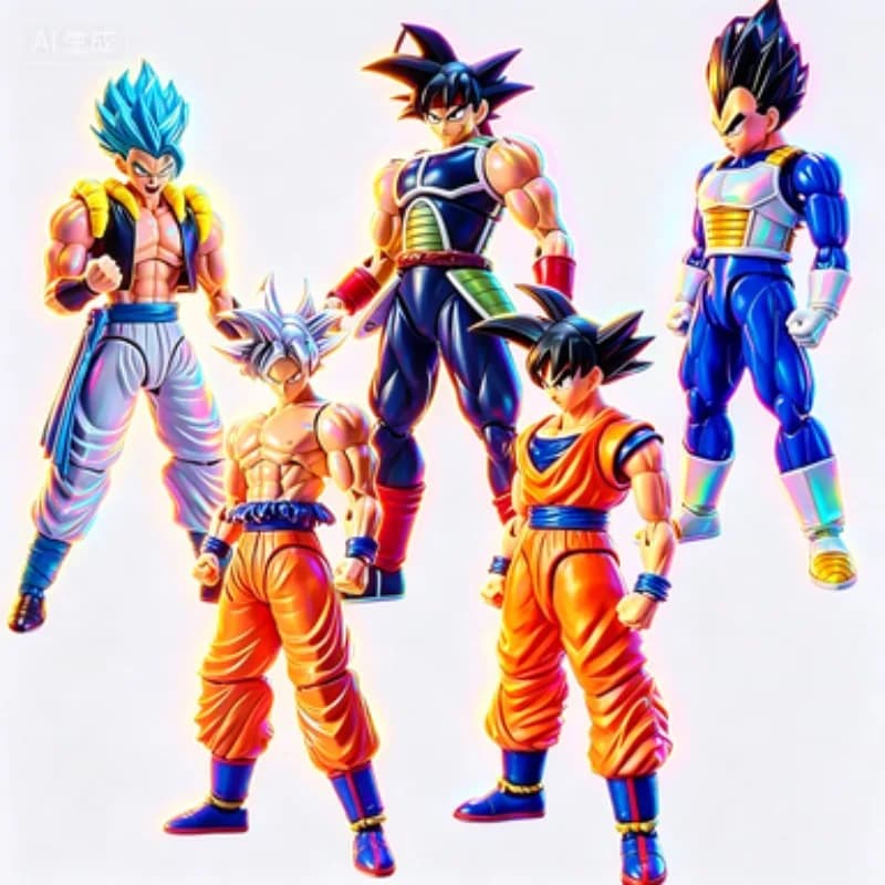 Offerta Speciale: Disponibile Originale Bandai FRS Dragon Ball Son Goku Son Gohan Vegeta Frieza Super Saiyan Action Figure da Assemblare