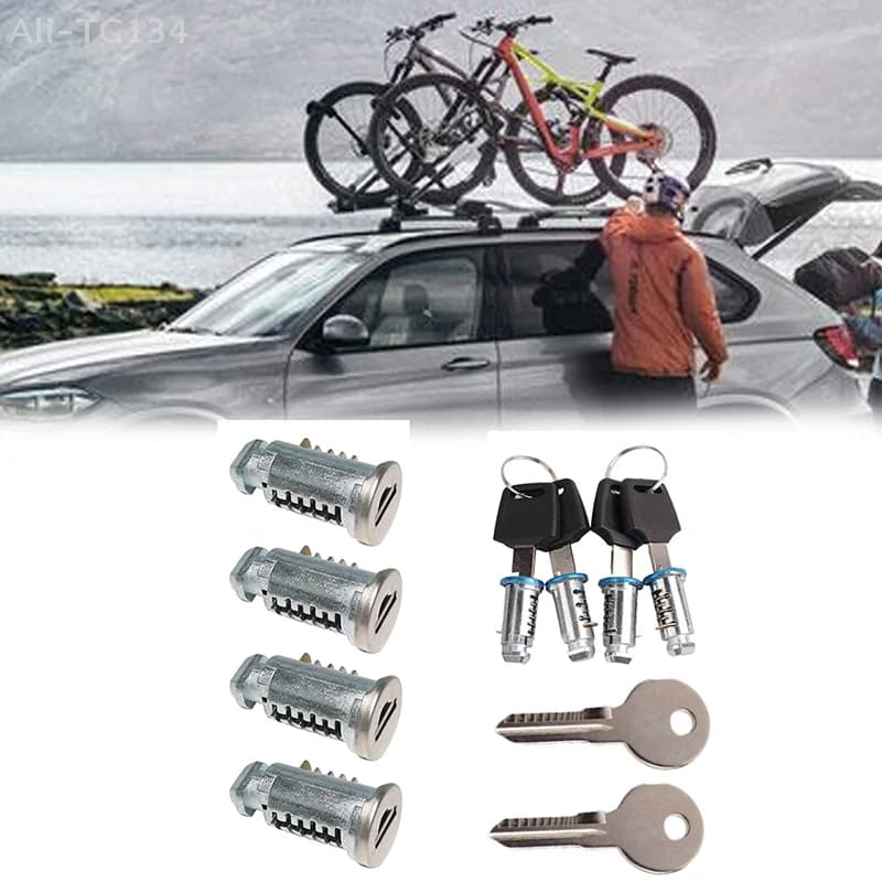 Parti del nucleo della serratura del portapacchi dell'auto - Kit cilindro della serratura con chiavi per l'accessorio del sistema portapacchi