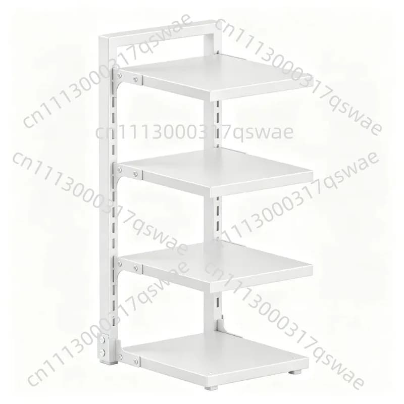 Adjustable pot rack storage rack, kitchen stainless steel pot rack, multi-layer household pot and frying pan organizer