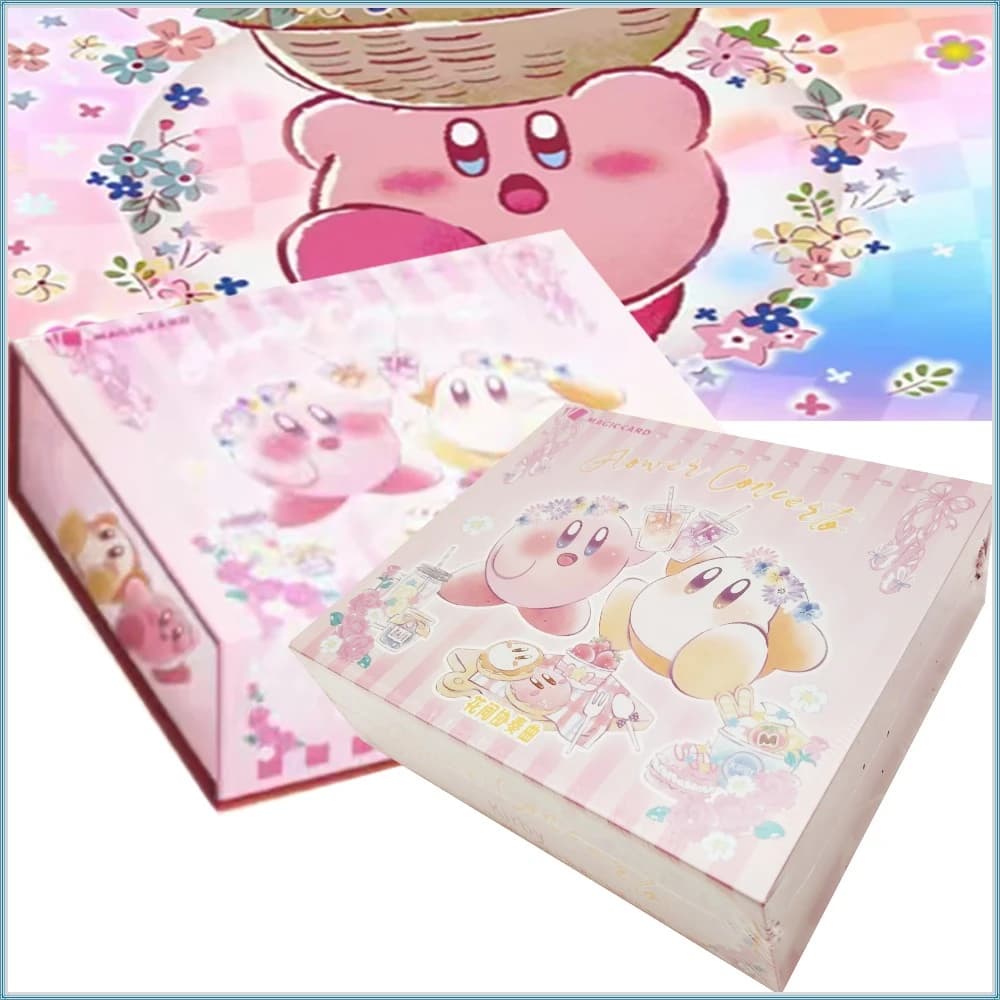 Carte da Collezione Kirby Exquisite: Design Floreale da Fiaba, Carte Hobby con Personaggi Anime e Cartoni Animati, Regali Divertenti