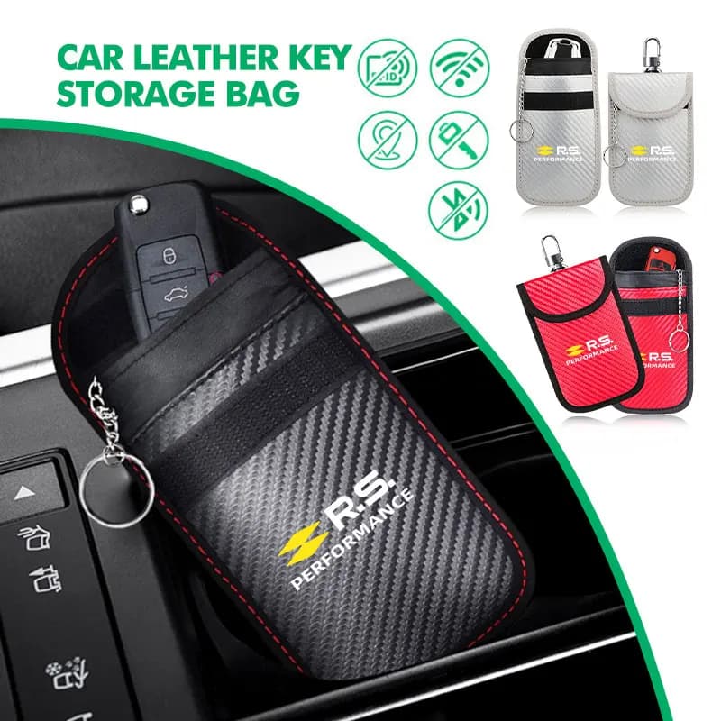 For Renault Car Keys Case Key Credit Card Bags Protection Storage Bag Clio Arkana Captur Twingo Talisman RS Logan Duster