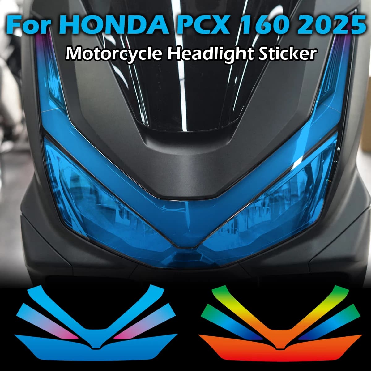 Per Honda PCX160 PCX 160 2025 Faro Del Motociclo Pellicola di Protezione Adesivi Moto Luce Sopracciglio Tinta Pellicola Decalcomanie Accessori